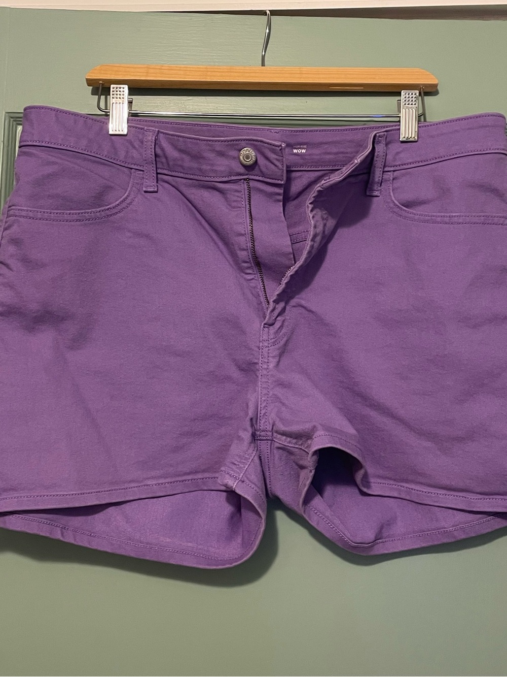 Old Navy Purple Denim Shorts